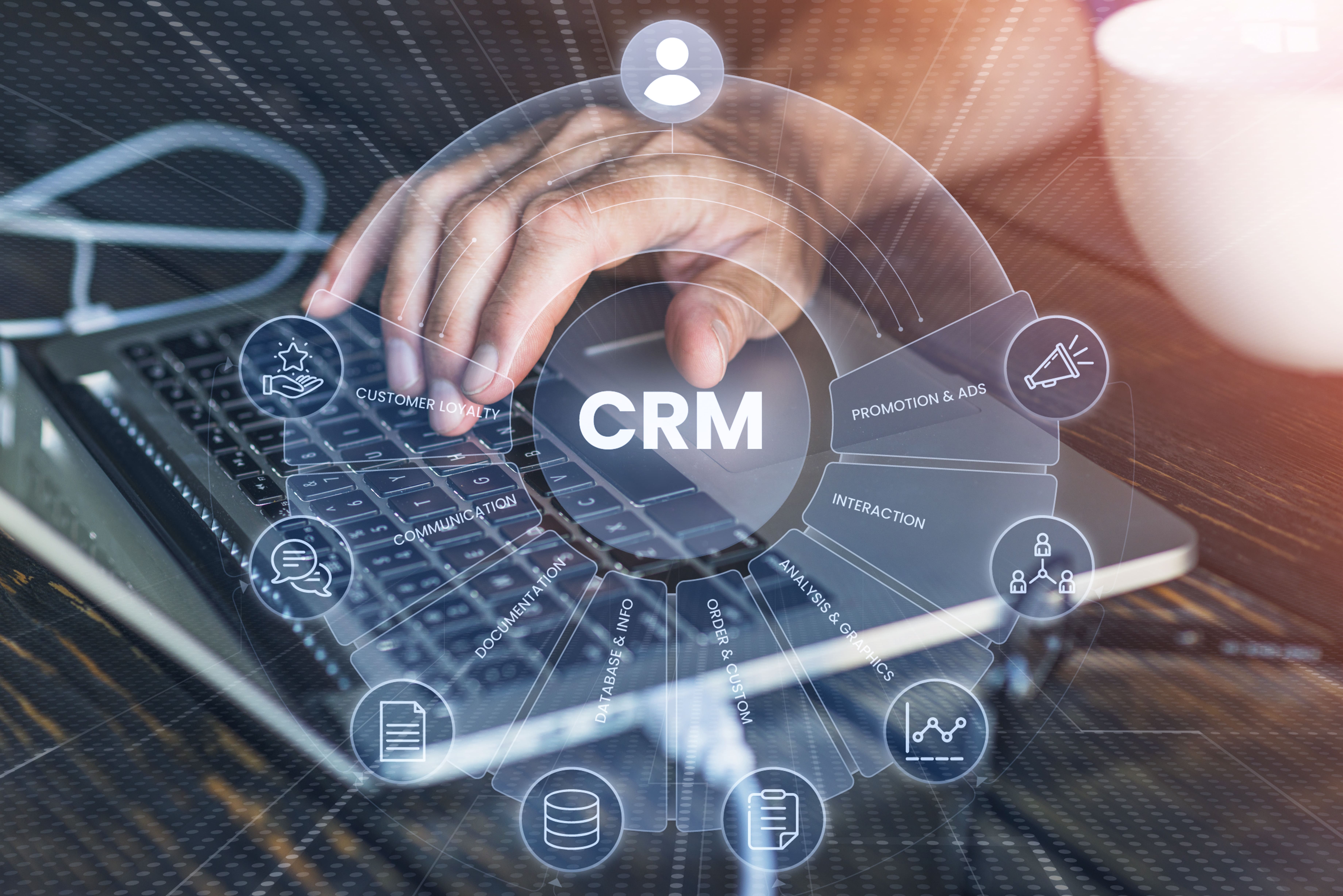 Restaurant CRM software dashboard